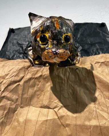 kitchen cabinet critter (detail)